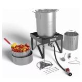 Turkey Fryer Propane Burner Kit with Regulator