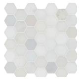 Greecian White Marble 12x12 Mosaic Tiles, 18 Case
