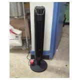 Black Tower Fan with Remote Control