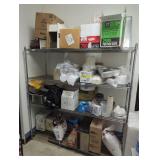 Restaurant Supply Shelves Lot