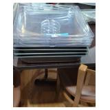 Set of Stacking Food Pans with Lids