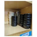 Variety Sauce Cups Shelf Lot