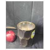 Textured Cylindrical Vase
