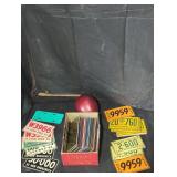 Vintage 1953 License Plate Collection