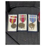 Set of Three Military Service Medals