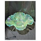 Iridescent Art carnival Glass Bowl