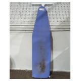 Sturdy Ironing Board with Blue Cover