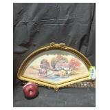 Arched Framed Landscape Painting