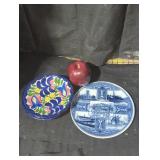 Assorted Decorative Plates Collection