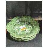 Set of Portuguese Cabbage Leaf Plates