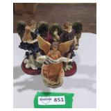 Trio of Angelic Figurines
