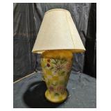 Floral Ceramic Table Lamp with Shade