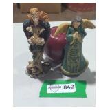 Pair of Angelic Figurines