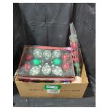 Assorted Holiday Glass Ornaments Collection