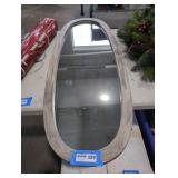 Vintage Oval Wall Mirror