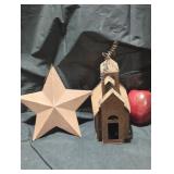 Rustic Decorative Star and Chapel Set