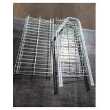 White Metal Storage Racks