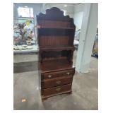 Traditional Wooden Hutch with Drawers