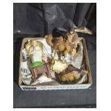Nativity Scene Figurine Set with Box