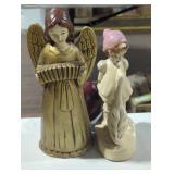 Angel and Child Figurine Pair