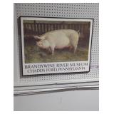 Brandywine River Museum Pig Poster