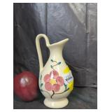 Vintage Floral Ceramic Pitcher