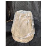 Tan Fabric Lampshades - Qty 2