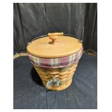 Longaberger Handwoven Basket with Lid