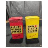 Vintage Coffee Brand Tin Banks