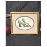 Framed Vintage Shoe Artwork