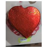 Heart-Shaped Decorative Tins and Wreath Set