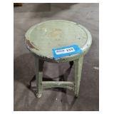 Green Metal Stool