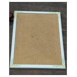 Decorative Framed Cork Board