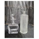 Glass Decanter Lot