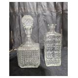 Glass Decanter Lot