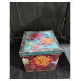 Decorative Floral Box with Assorted Stones