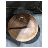 Vintage Round Metal Wall Planter