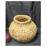 Handwoven Natural Fiber Basket