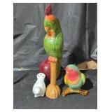 Collection of Colorful Bird Figures