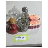 Decorative Figurines and Glassware Assortment