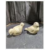 Pair of Stone Bird Sculptures