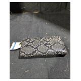 Snake Pattern Zip Wallet