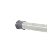 72 in. Aluminum Shower Rod, Chrome