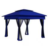 11 ft. x 11 ft. Blue Pop Up Canopy