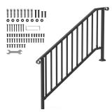 SPCA 5-Step Outdoor Stair Handrail Kit, Black