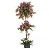 5 ft Artificial Bougainvillea Topiary Tree