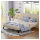 Full Platform Bed Frame with Headboard missing bo