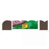 47 in. x 2 in. x 4 in. Brown Scalloped Edging