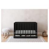 Theo Black 3-in-1 Convertible Crib