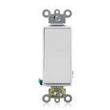 Leviton Decora Quiet Switch 15A 5691-2WS